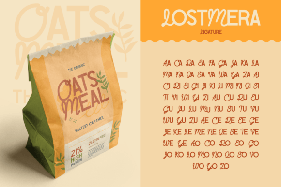 Lostmera Font PNG with transparent background - Preview 5