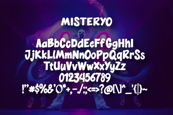 Misteryo Font PNG with transparent background - Preview 1