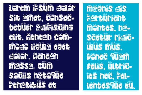 Monster Mouth Most Font PNG with transparent background - Preview 1