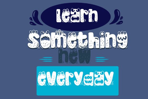 Monster Mouth Most Font PNG with transparent background - Preview 3