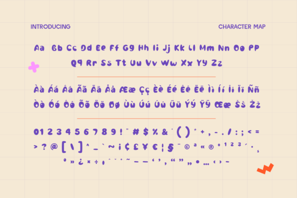 Pillow Pop Font PNG with transparent background - Preview 1