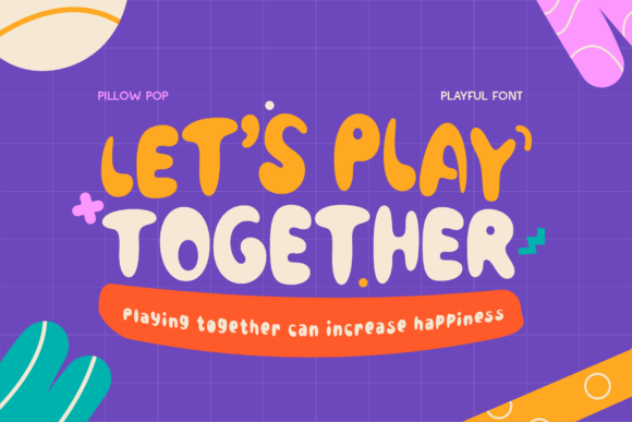 Pillow Pop Font PNG with transparent background - Preview 2