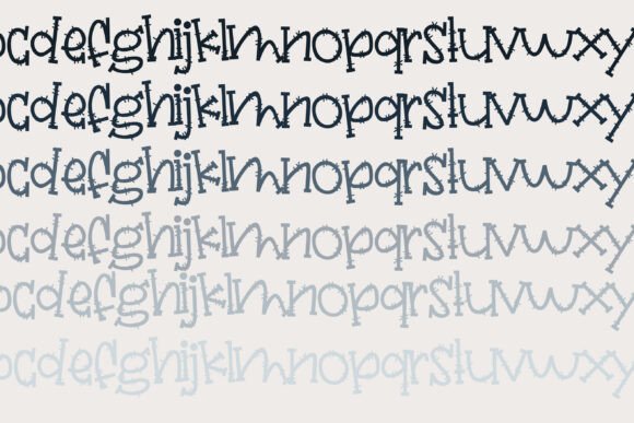 Radical Monster Font PNG with transparent background - Preview 3