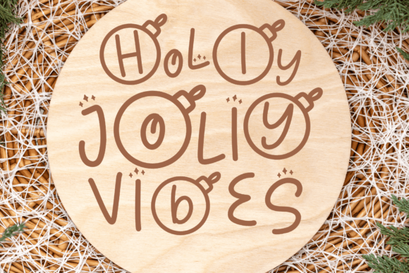 Santa Mama Font PNG with transparent background - Preview 3