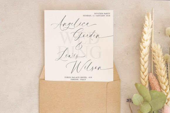 Sentiny Lovelyn Font PNG with transparent background - Preview 4
