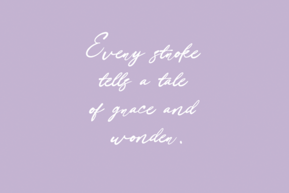 Silverquill Font PNG with transparent background - Preview 4
