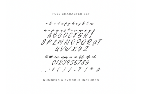 Silverquill Font PNG with transparent background - Preview 6