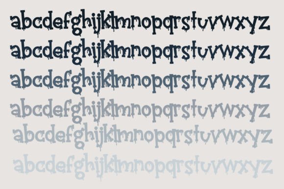 Snogitty Snot Font PNG with transparent background - Preview 1