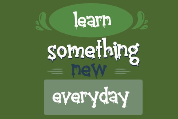Snogitty Snot Font PNG with transparent background - Preview 2