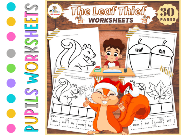 The Leaf Thief Kidnergaten Worksheets