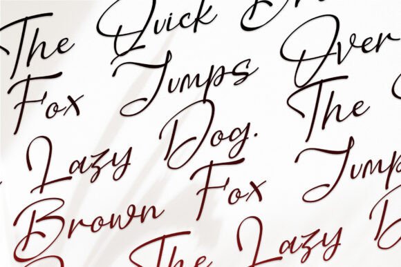 Aesthetic Lettering Font - Preview 4