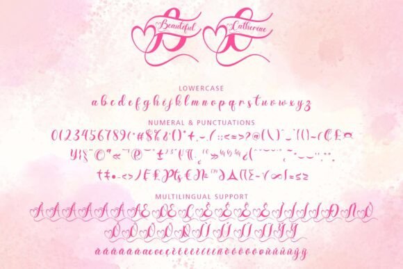 Beautiful Catherine Monogram Font - Preview 6
