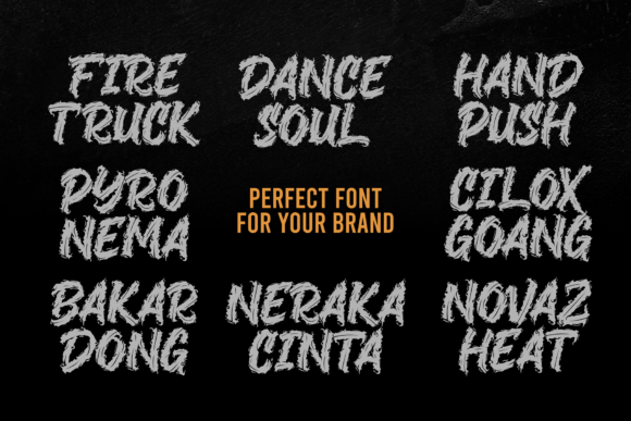 Black Fire Font - Preview 1