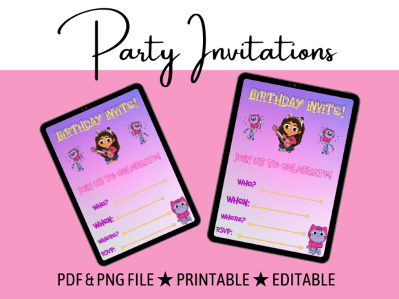 Children's Birthday Party Invitations