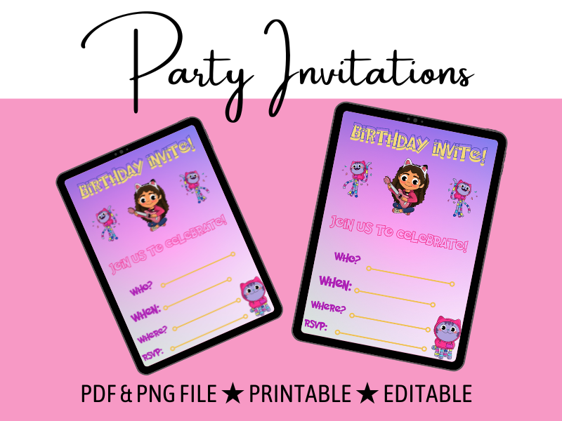 Children's Birthday Party Invitations