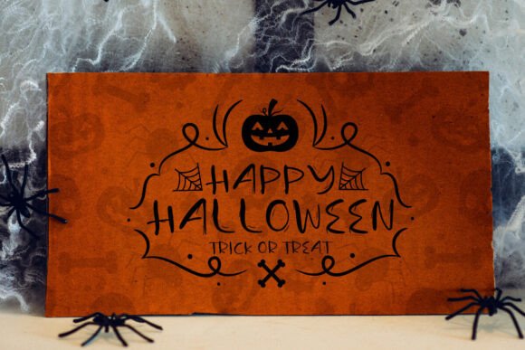 Korean Ghost Font PNG with transparent background - Preview 3