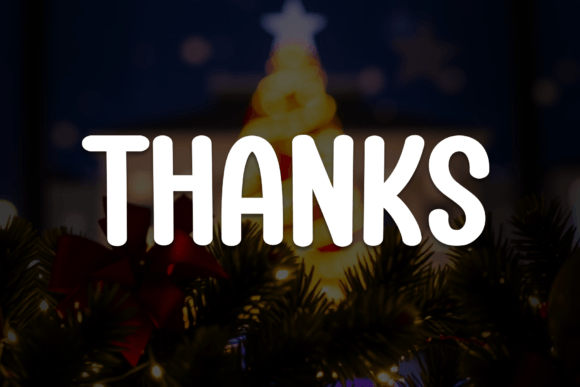 Midnight Christmas Font PNG with transparent background - Preview 6