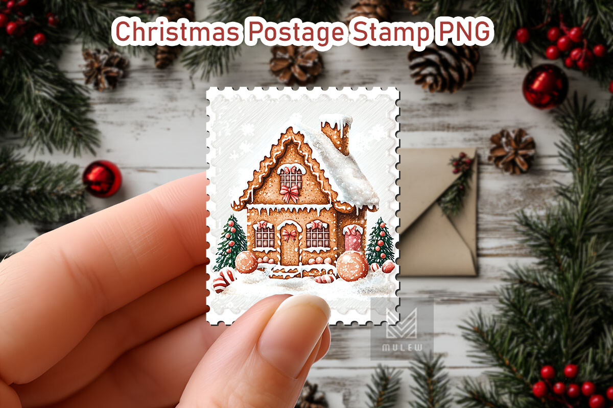 Nostalgic Christmas Postage Stamp Bundle - photo 14