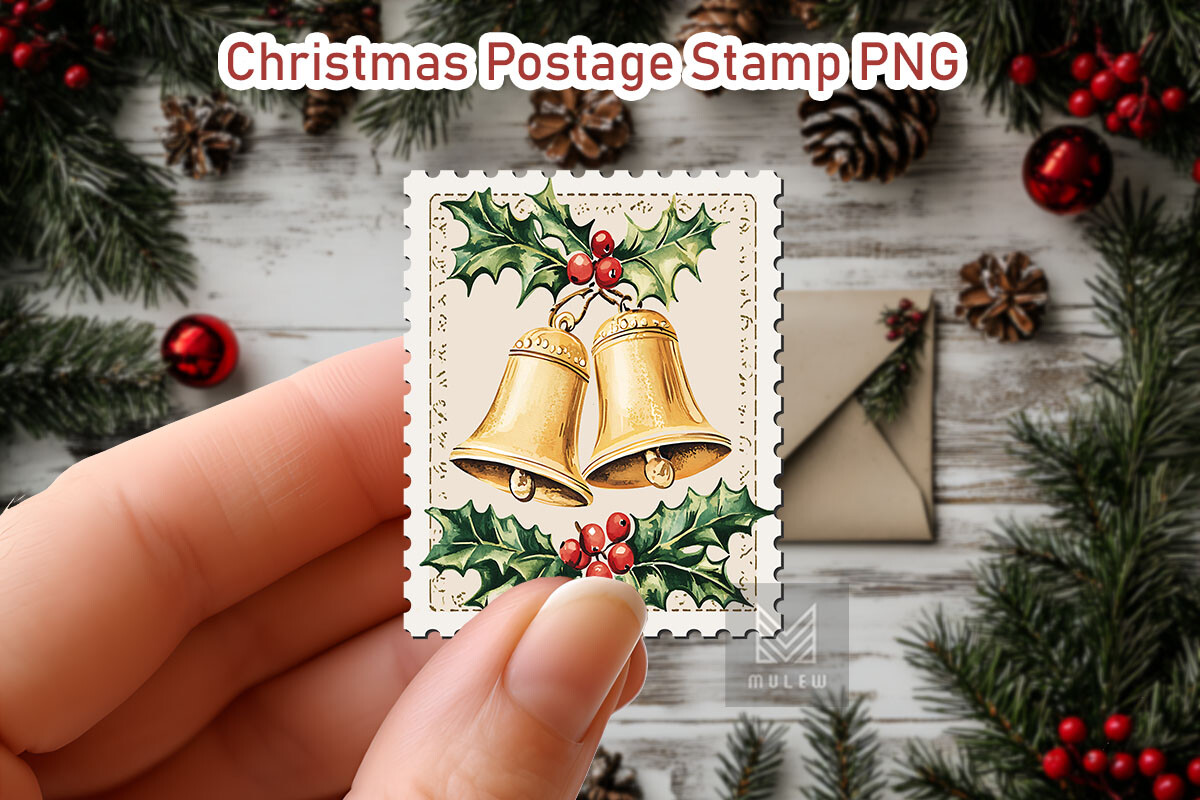 Nostalgic Christmas Postage Stamp Bundle - photo 20