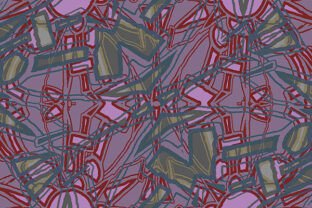 Abstract Shapes Collage Pattern Graphic by DFLCPRINTS · Creative Fabrica
