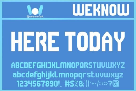 Attractive Font - Preview 1