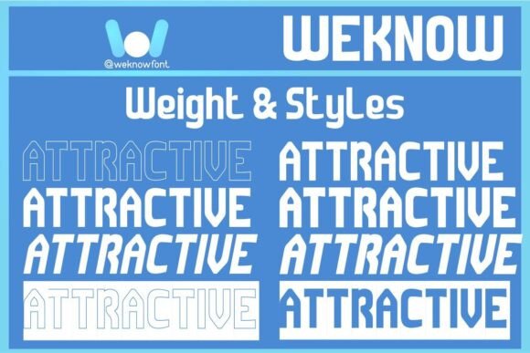 Attractive Font - Preview 5