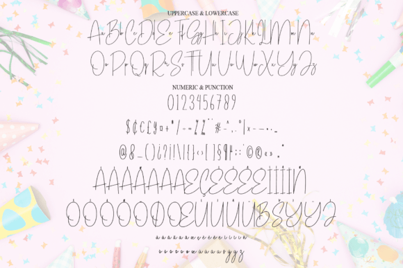 Birthday Font - Preview 6