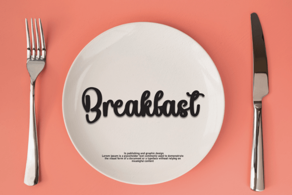 Cake Dacquoise Font - Preview 1