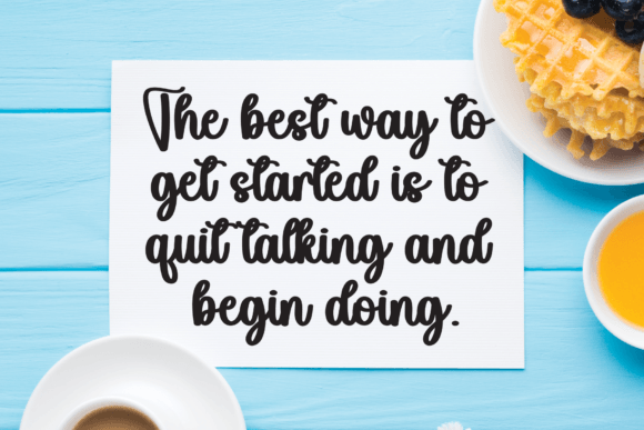 Cake Dacquoise Font - Preview 2