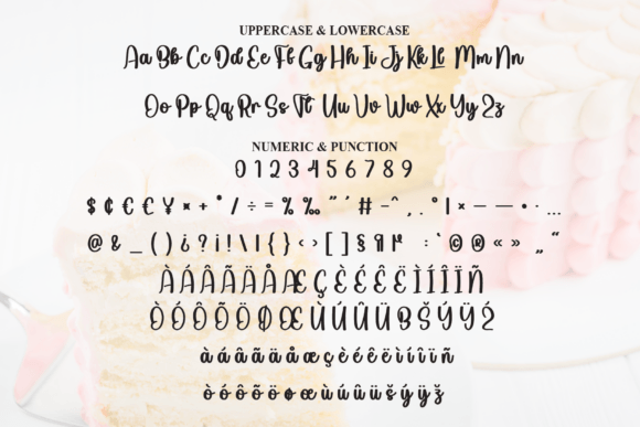 Cake Dacquoise Font - Preview 6