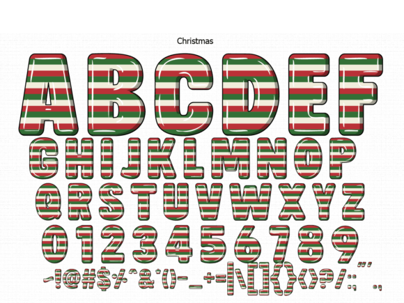 Christmas Font - Preview 1