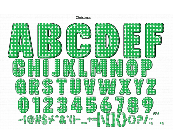 Christmas Font - Preview 1
