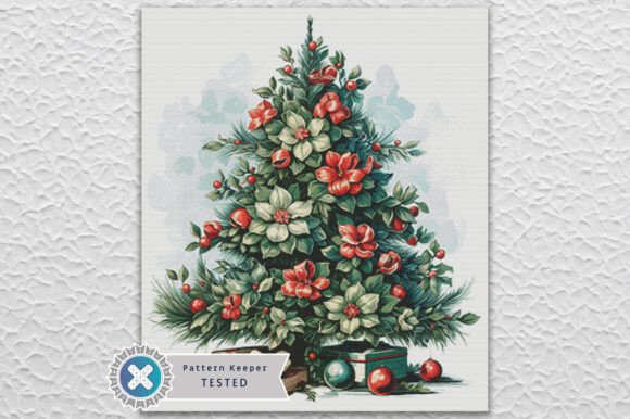 Christmas Tree Cross Stitch Pattern PDF