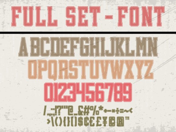 College Font - Preview 1