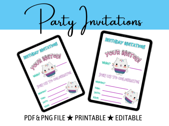 Dollhouse Party Invitations