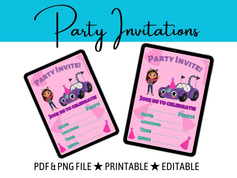 Dollhouse Party Invitations