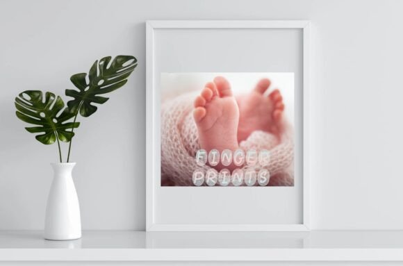 Fingerprints Font PNG with transparent background - Preview 3