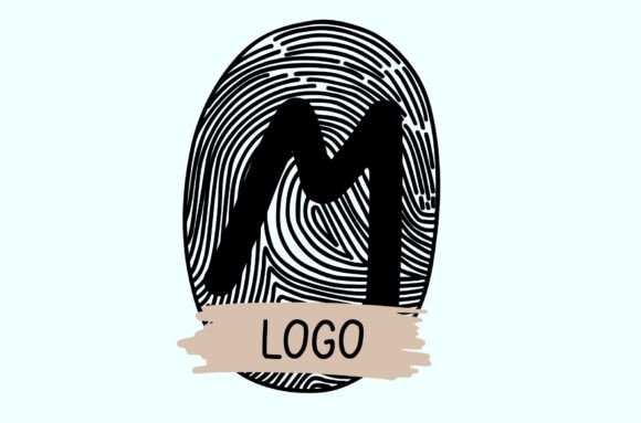 Fingerprints Font PNG with transparent background - Preview 4