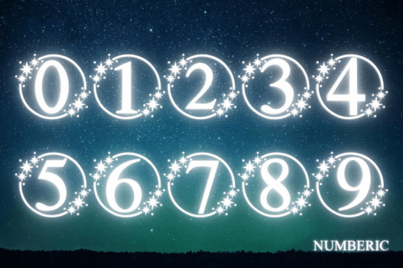 Monogram Star Font PNG with transparent background - Preview 5