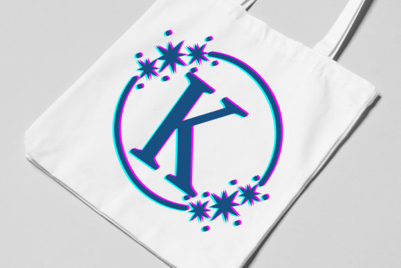 Monogram Star Font PNG with transparent background - Preview 6