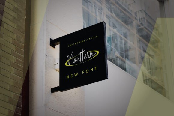 Nouttera Font PNG with transparent background - Preview 4