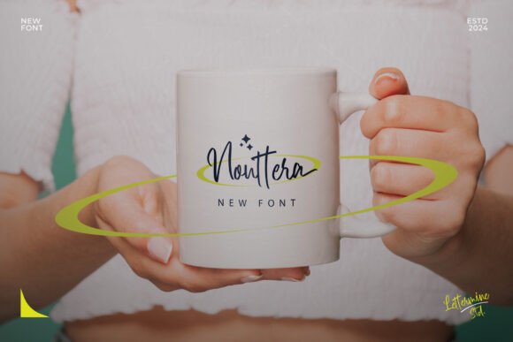Nouttera Font PNG with transparent background - Preview 6