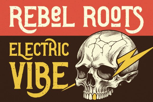 Rebel Charm Font PNG with transparent background - Preview 1