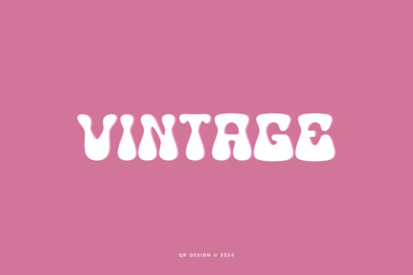 Retro Grace Font PNG with transparent background - Preview 1