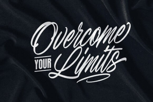 Silver Stroke Font PNG with transparent background - Preview 1
