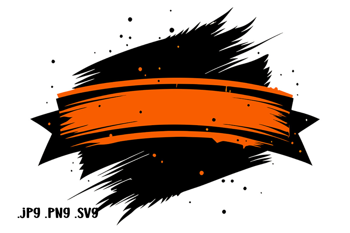 Bold Orange Banne Graphic by Joanna Redesiuk · Creative Fabrica