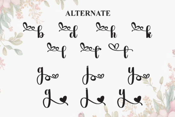 Angela Beautyful Font - Preview 6