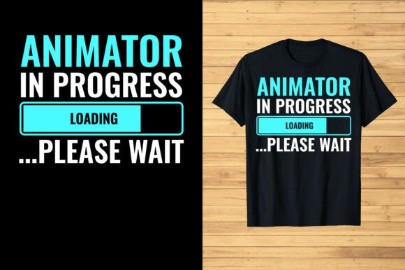 Animator Progress Please Wait Graphic by Trendy T-Shirt · Creative Fabrica