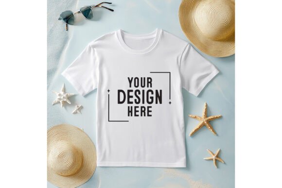 Blank T-shirt Mockup Grafica Modelli di Prodotti Di BestMockupStore