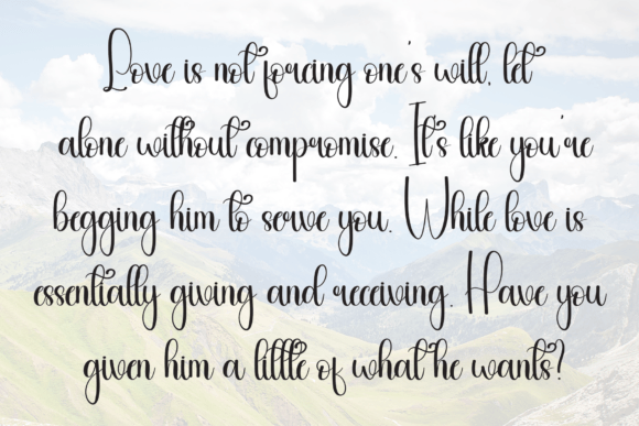 Bridesmaid Font - Preview 5